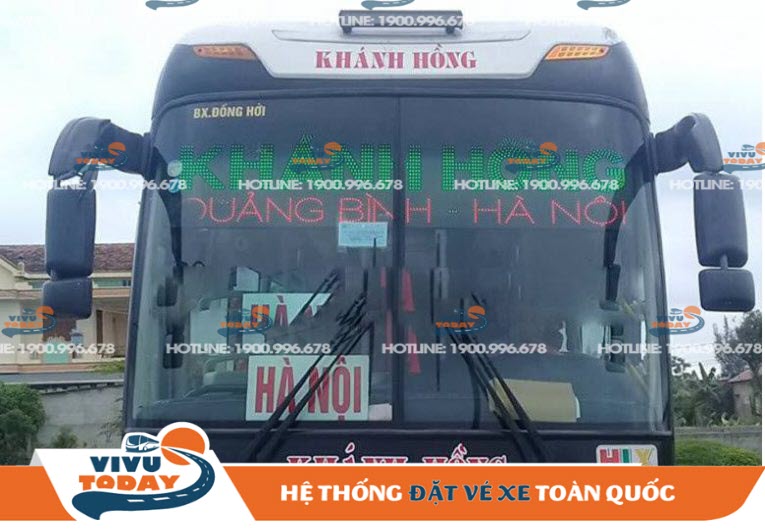 Nhà xe Khánh Hồng Quảng Bình đi Hà Nội