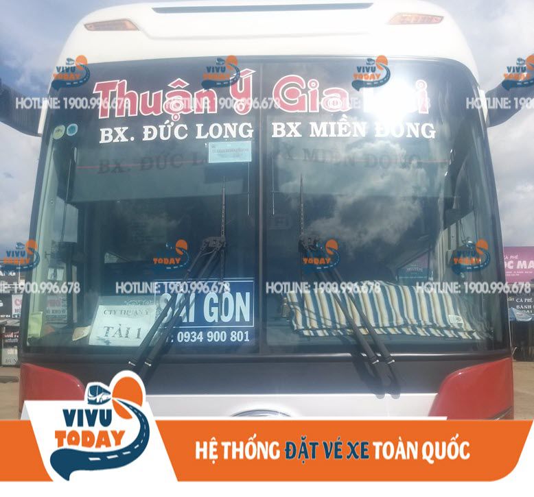Nhà xe Thuận Ý tuyến Sài Gòn đi Gia Lai