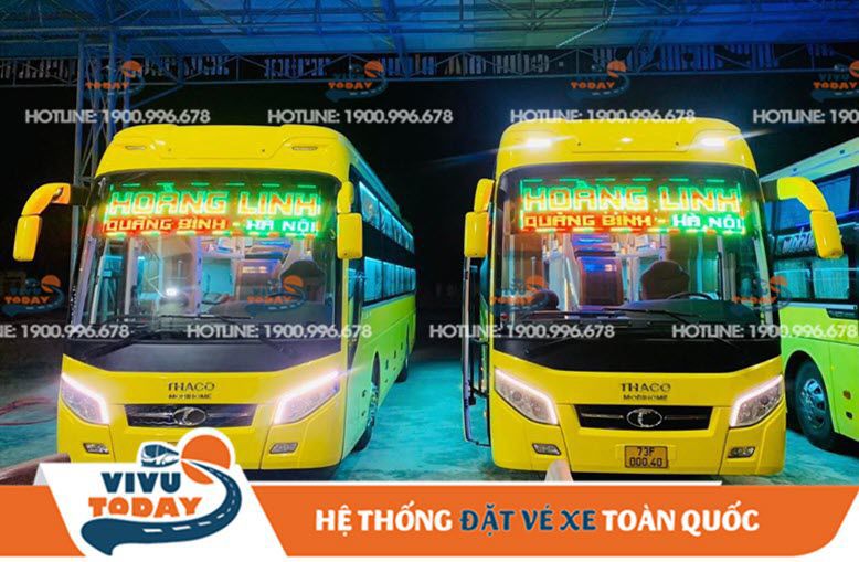 Xe khách Hoàng Linh Quảng Bình Hà Nội