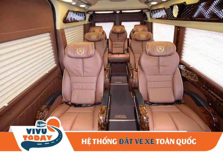 Nội thất xe Limousine Hữu Bình
