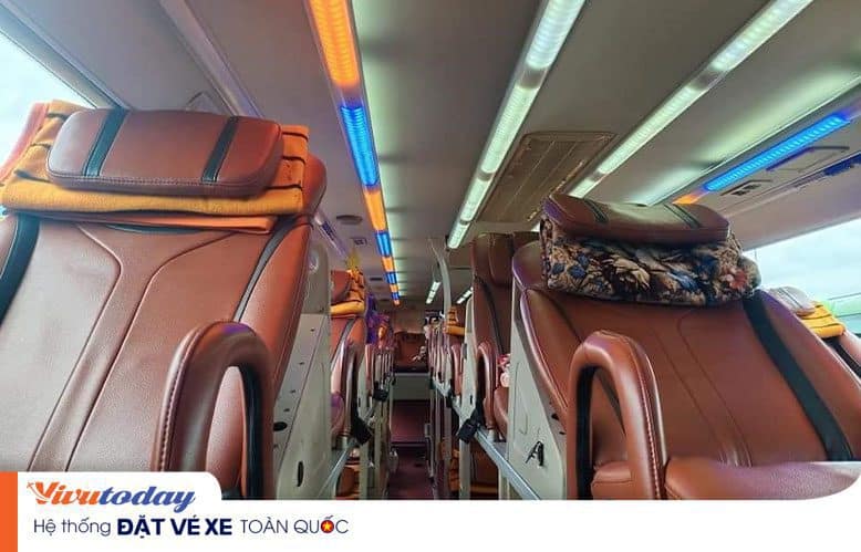 Rạng Đông Buslines - Nội thất xe
