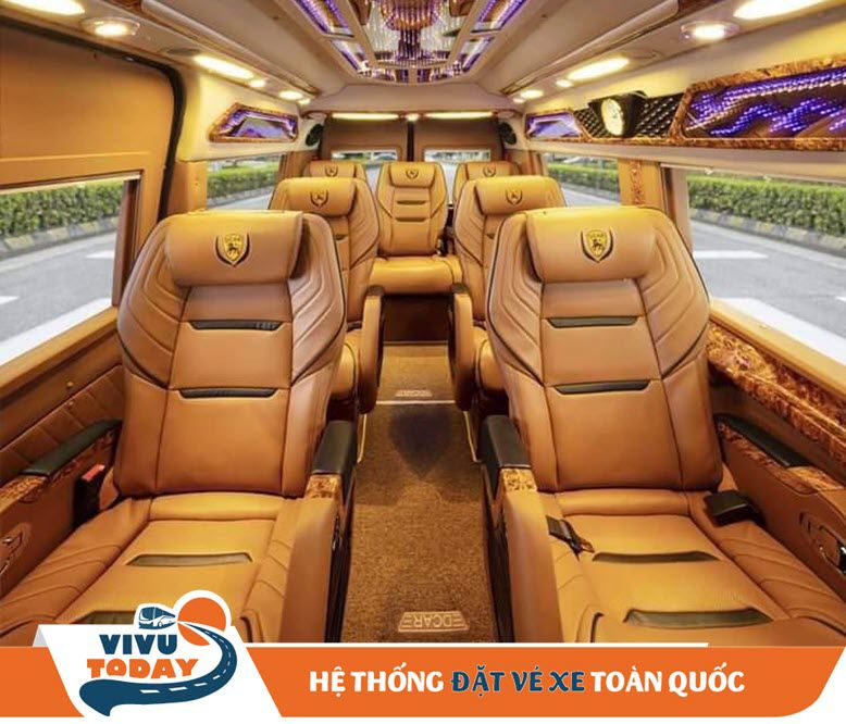Nội thất xe Limousine Khánh Thịnh