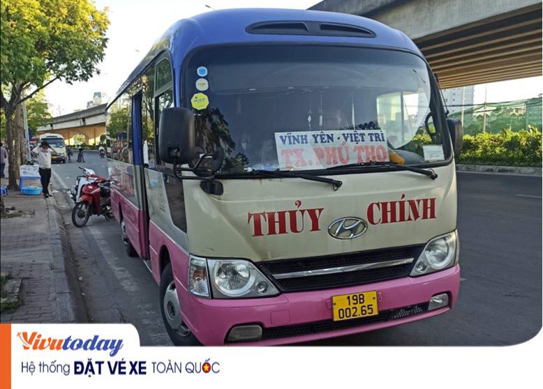 Xe khách Thủy Chính về Phú Thọ từ Hà Nội
