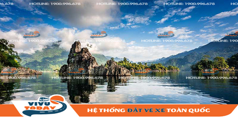 Lòng hồ thủy điện Na Hang - Tuyên Quang
