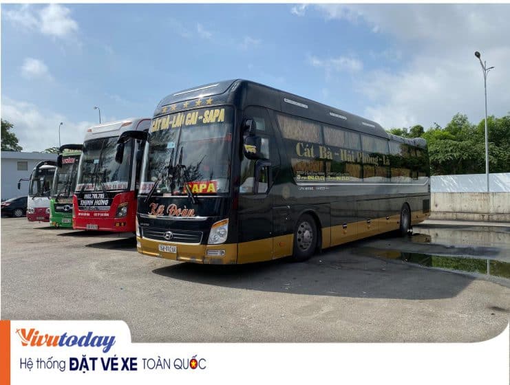 xe khách kết đoàn Hải Phòng