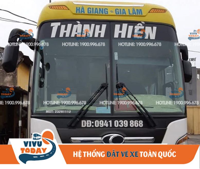 Xe khách Thành Hiền (Thành Đào) từ bến xe Gia Lâm đi Hà Giang