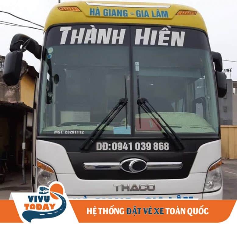 Xe khách Thành Hiền (Thành Đào) từ bến xe Gia Lâm đi Hà Giang