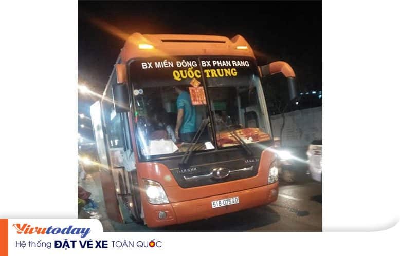 Nhà xe Quốc Trung tuyến Sài Gòn đi Phan Rang
