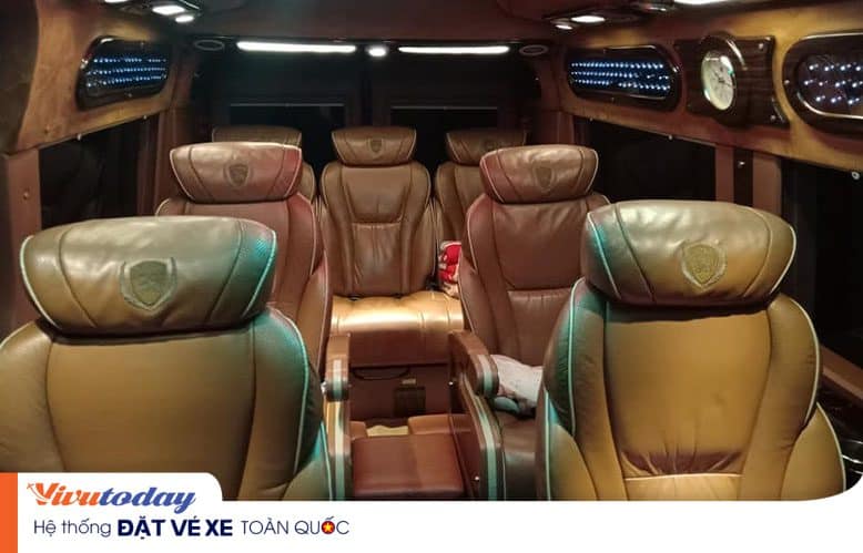 Nhà xe Đức Trọng Limousine với nội thất đẳng cấp
