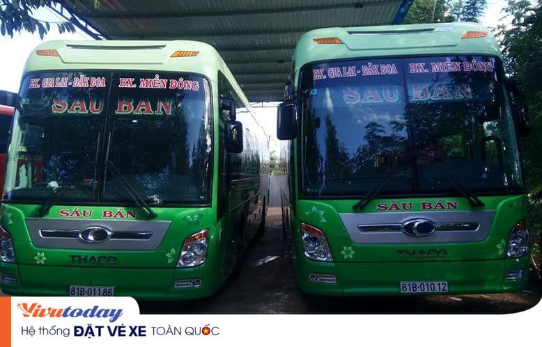 Nhà xe Sáu Bản bến xe Miền Đông đi Gia Lai