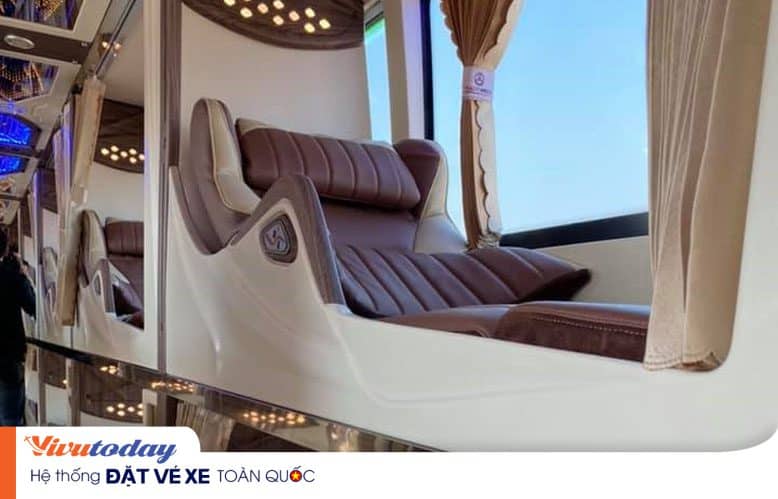 Nhà xe Vĩnh Dung - Nội thất bên trong