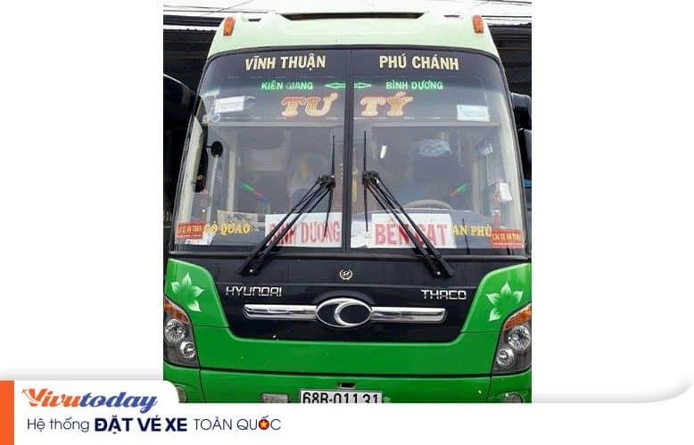 Xe Tư Tý Bình Dương về Kiên Giang
