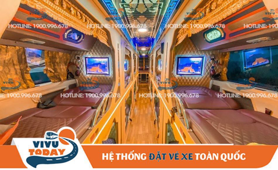 xe-giuong-phong-limousine Phòng nằm sang trọng