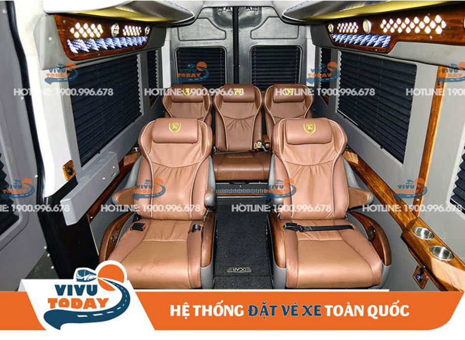 Nội thất xe Anh Minh Limousine
