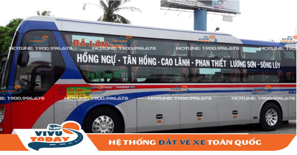 Xe khách Bá Lâm tuyến Đồng Tháp - Đồng Nai