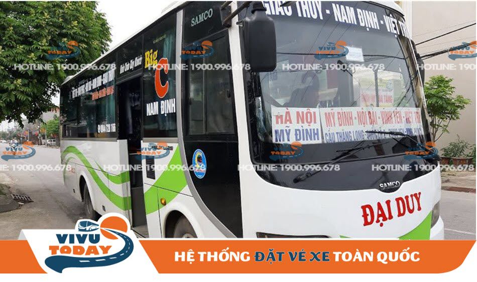 Xe Đại Duy chuyên hoạt động tuyến xe khách Nam Định - Bắc Ninh