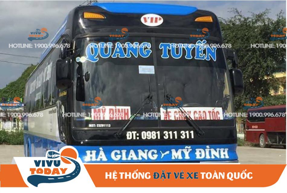 Xe khách Quang Giang (Quang Tuyến) đi Hà Giang từ Bắc Ninh