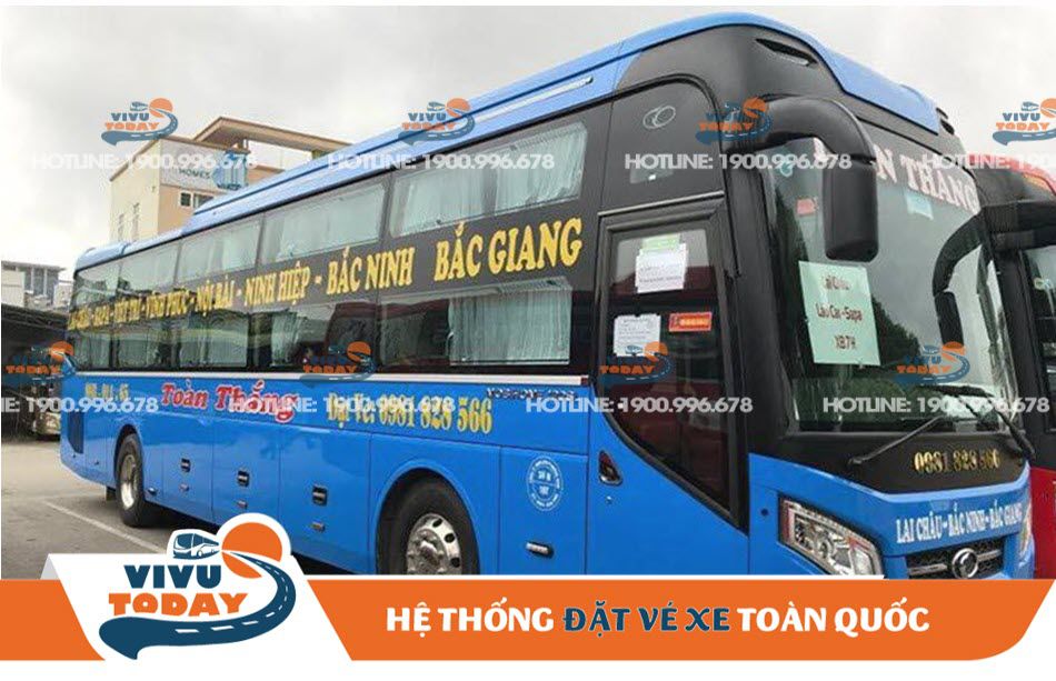 Xe Toàn Thắng đi Bắc Ninh từ bến xe Lai Châu