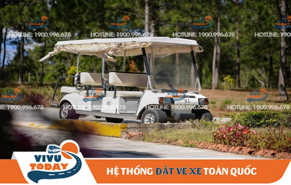 Xe đưa đón tại Sam Tuyền Lâm Resort