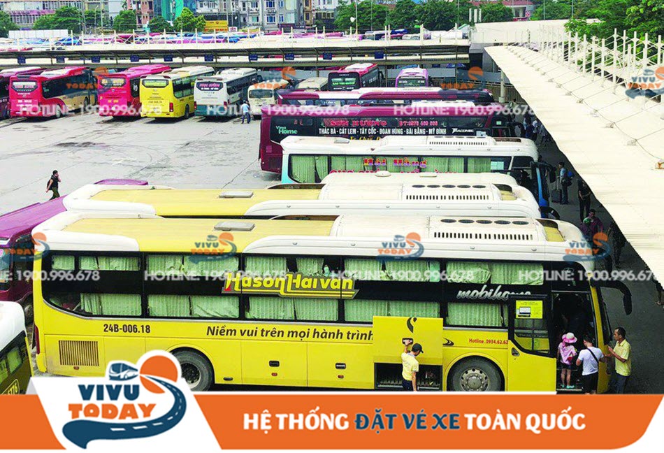 ben-xe-gia-lam-ha-noi Sân đậu tại bến xe Gia Lâm