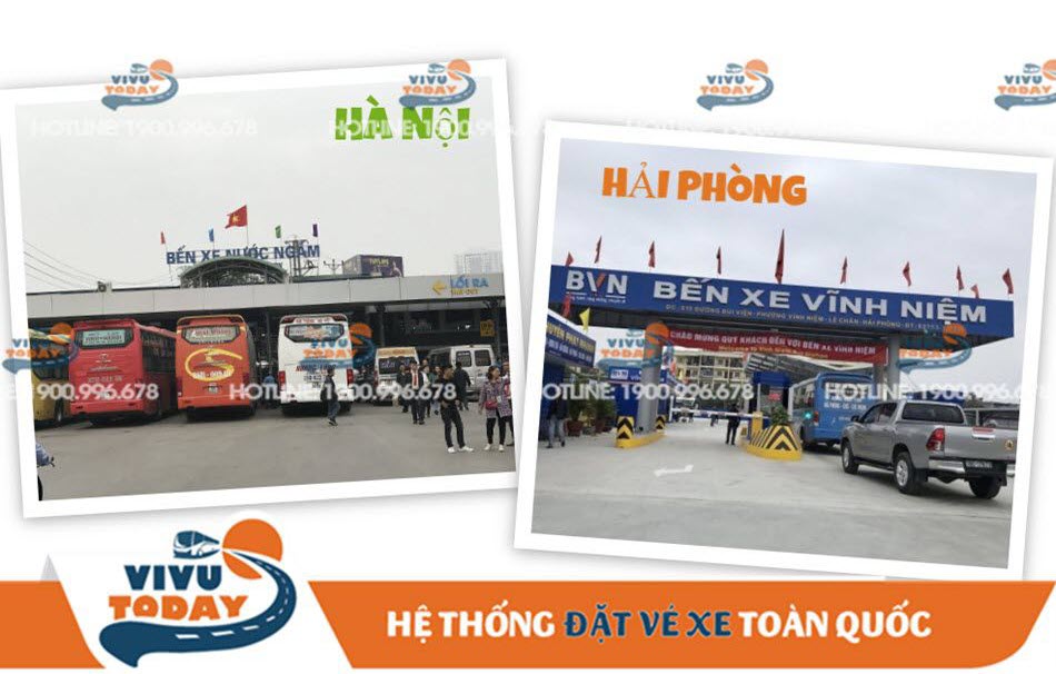 Danh sách gợi ý 11 hãng xe khách tuyến Hà Nội đi Hải Phòng