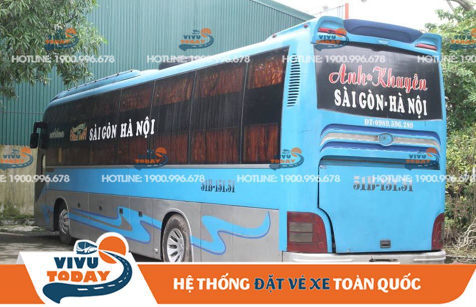 Xe khách Anh Khuyên chuyên khai thác tuyến Hà Nội - Vũng Tàu