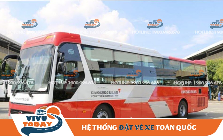 Nhà xe Kumho Samco Buslines chạy tuyến bến xe miền Tây - Vũng Tàu