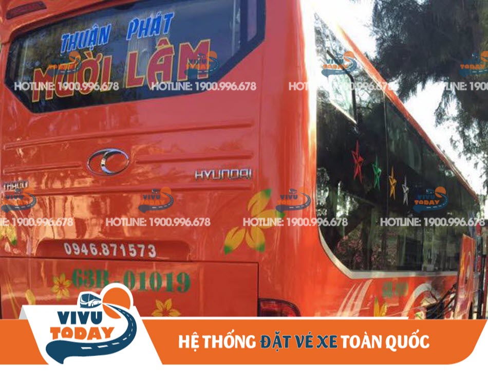 Xe khách Mười Lâm tuyến Vũng Tàu - Tiền Giang
