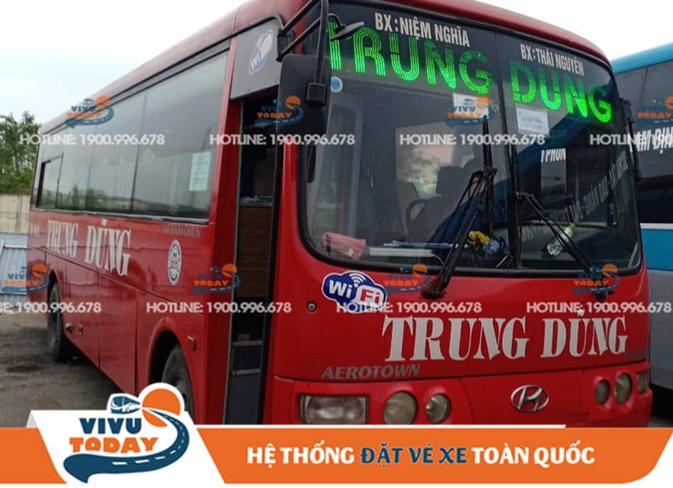 Nhà xe Trung Dũng Thái Nguyên Hải Phòng
