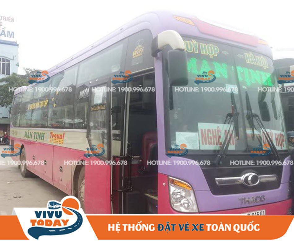 Nhà xe Mận Tịnh tuyến Hà Nội Ninh Bình