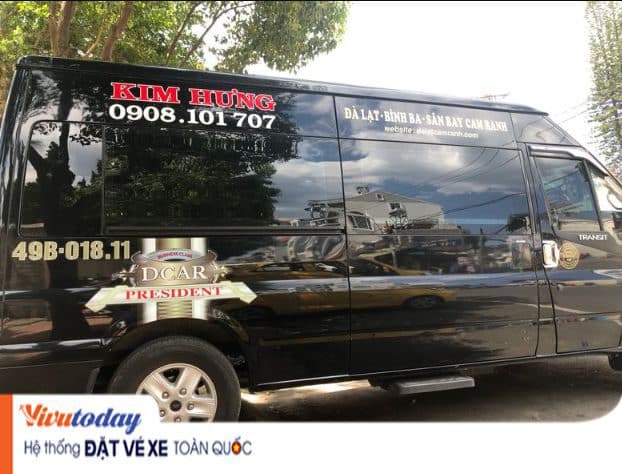 Xe khách Kim Hưng chuyên tuyến đi Cam Ranh từ Đà Lạt