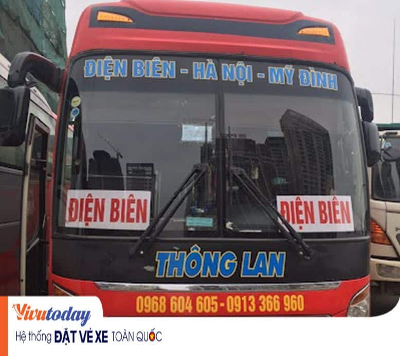 Nhà xe Thông Lan từ Mỹ Đình đi Điện Biên