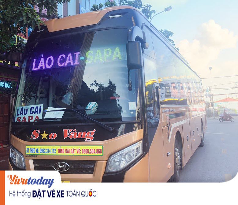 Nhà xe Sao Vàng đi Lào Cai