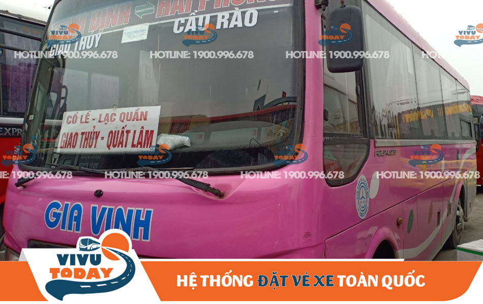 Nhà xe Gia Vinh Hải Phòng đi Giao Thủy - Nam Định