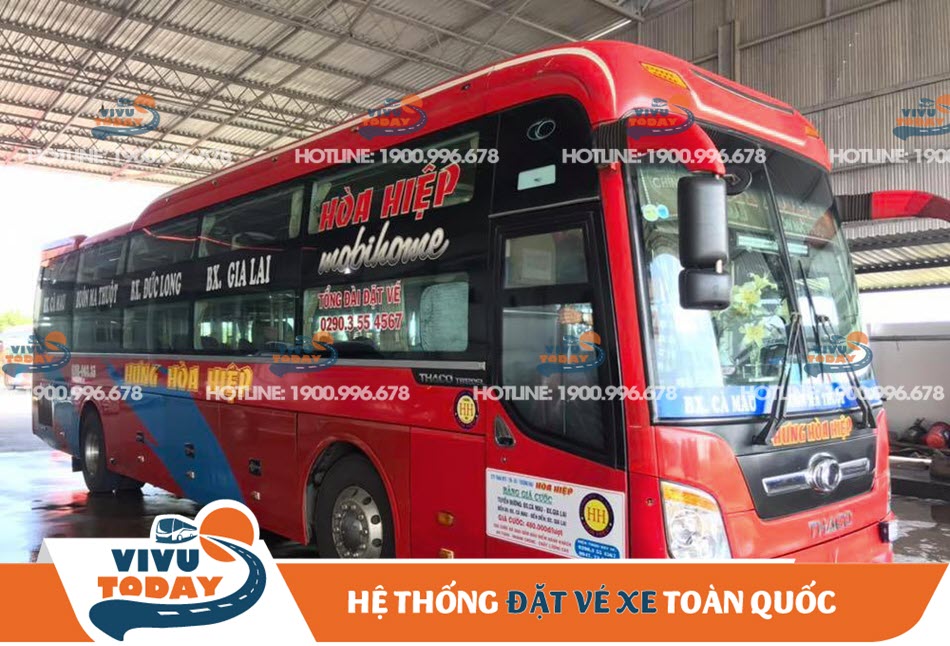 Xe khách Hòa Hiệp tuyến Sài Gòn đi Gia Lai