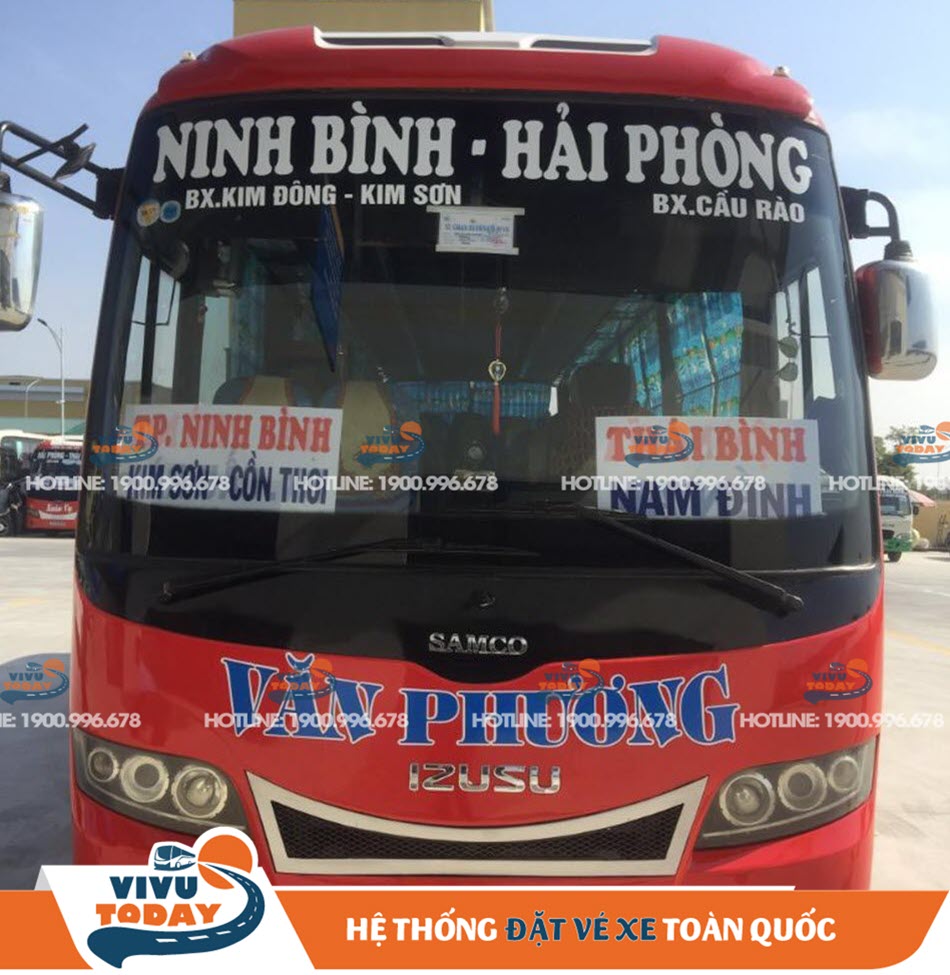 Xe khách Văn Phương Ninh Bình Hải Phòng