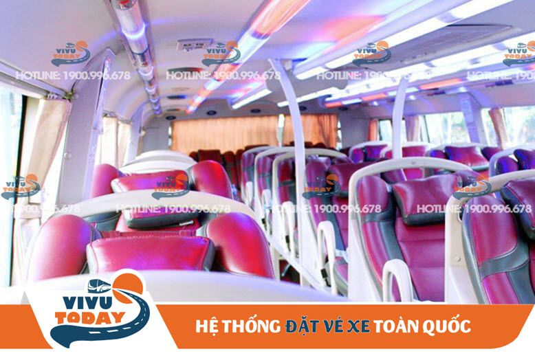 Nội thất xe Xuân Mẫn tuyến Đồng Nai đi Sài Gòn