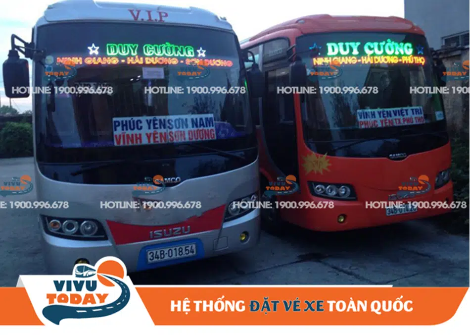 Xe khách Duy Cường đi từ bến xe Sầm Sơn