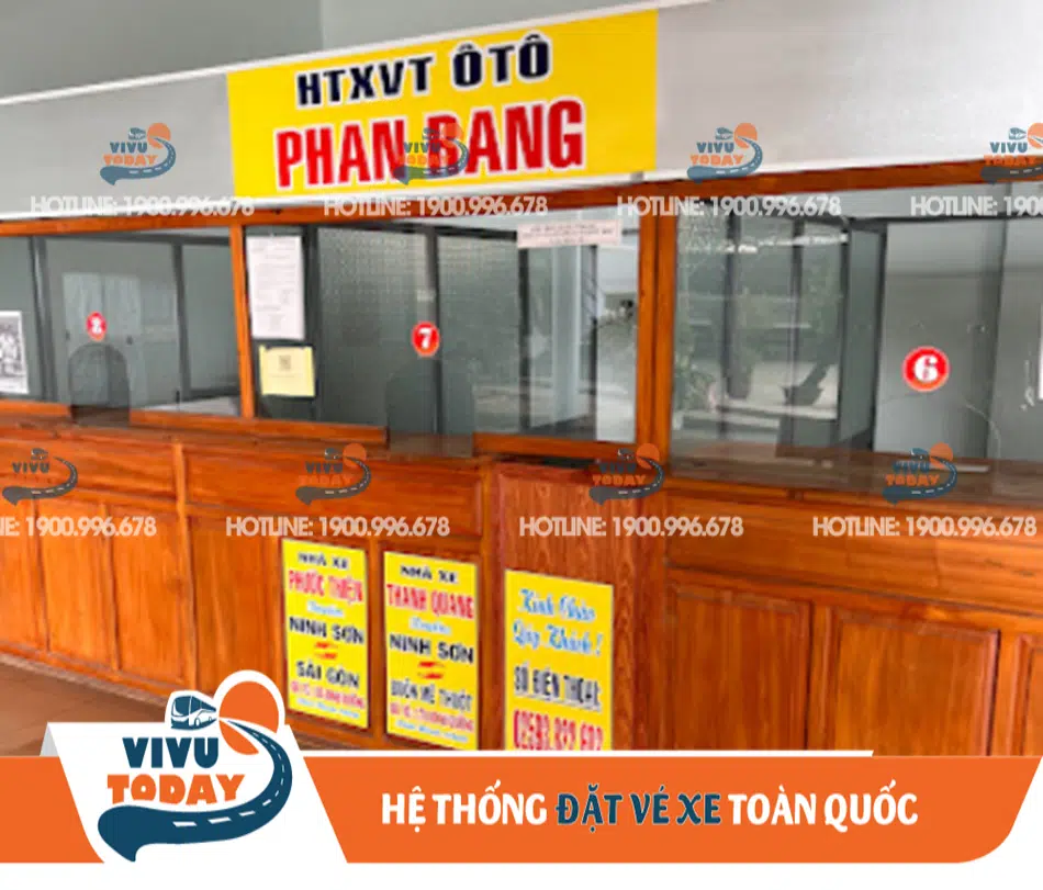 Quầy bán vé xe khách