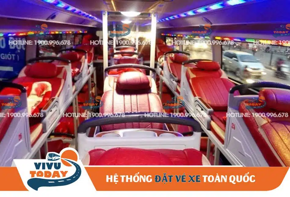 Nội thất xe giường nằm Cường Lan