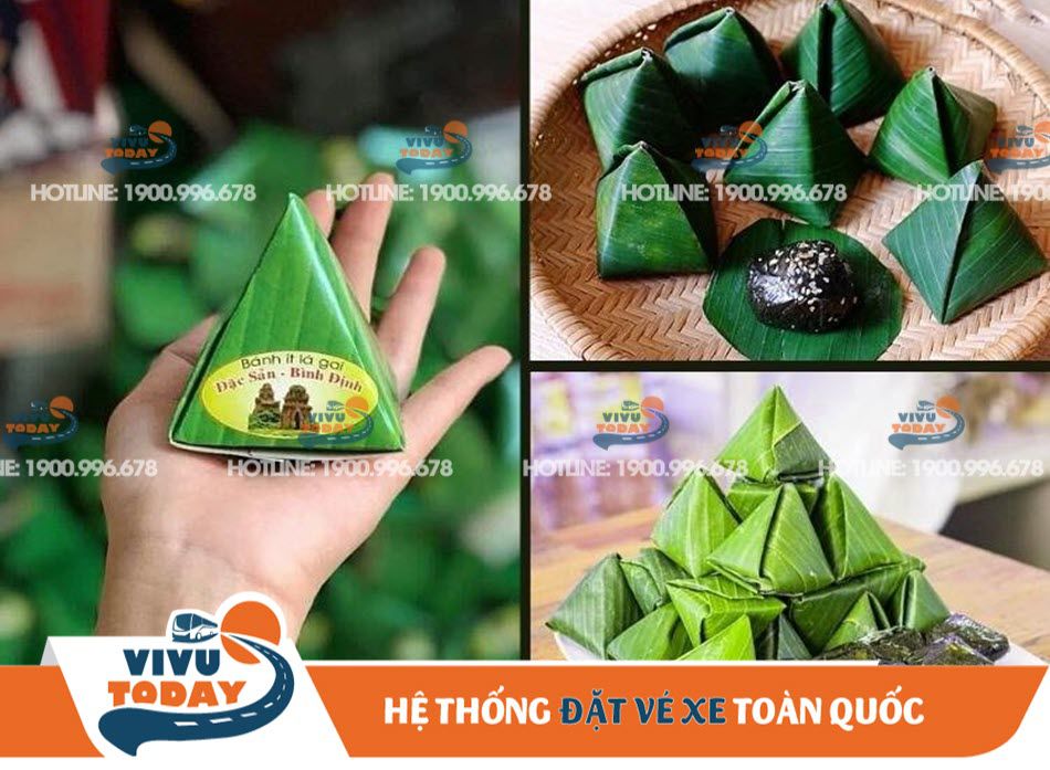 Món bánh ít lá gai - Đặc sản của Quy Nhơn, Bình Định