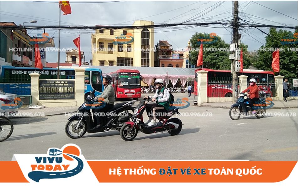 Cổng vào bến xe Kim Sơn - Ninh Bình