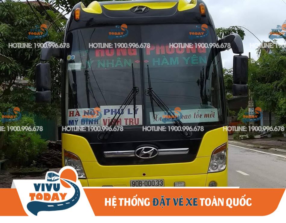 Xe khách Hưng Phương đi Hà Nam từ Tuyên Quang