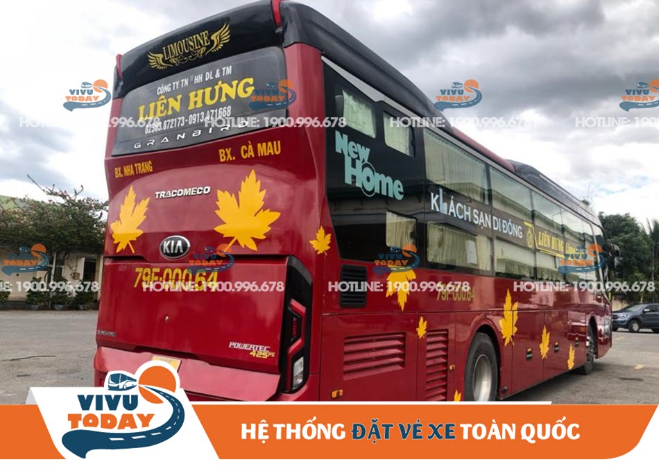 Xe khách Liên Hưng từ bến xe Quảng Ngãi đi Ninh Thuận