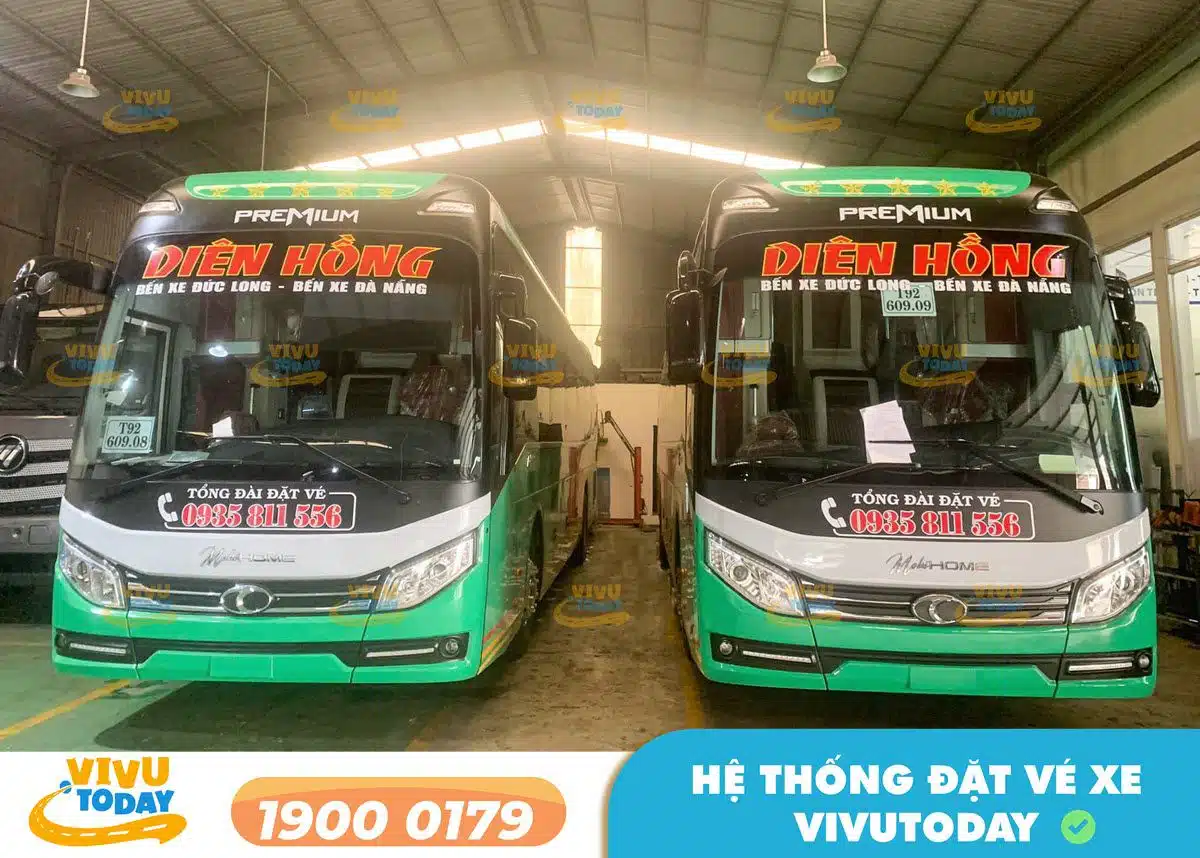 Nhà xe Diên Hồng (Đà Nẵng) đi Gia Lai từ Bình Định