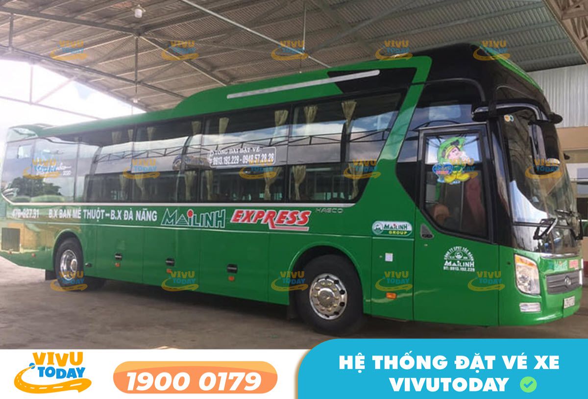 Xe khách Mai Linh (Đà Nẵng) từ Bình Định đi Gia Lai