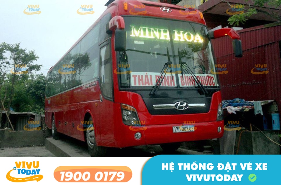 Nhà xe Minh Hoa tuyến Sài Gòn đi Thái Bình