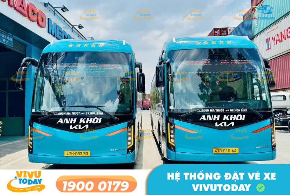 Nhà xe Anh Khôi tuyến Hà Nội đi Đắk Lắk