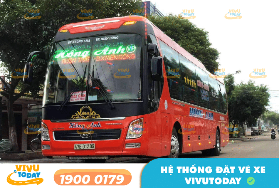 Nhà xe Hồng Anh tuyến Hà Nội đi Đắk Lắk