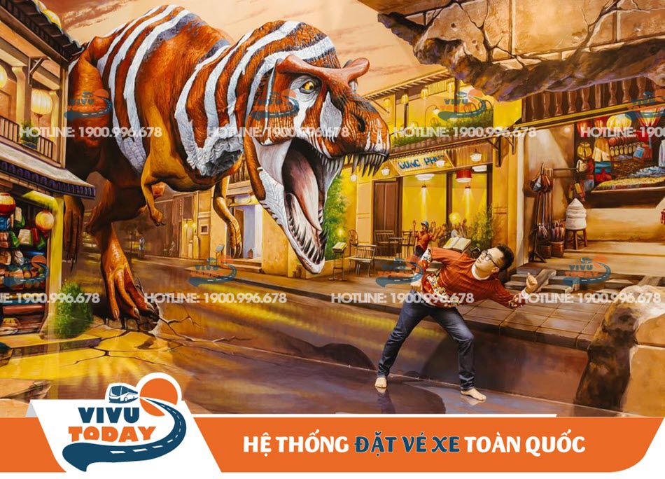 Khu chủ đề thế giới hoang dã tại Bảo Tàng 3D - Sài Gòn